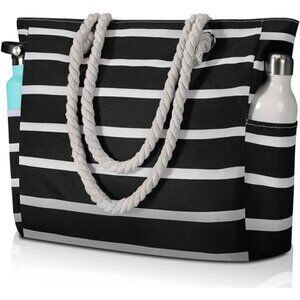 Beach Bag for Women B-black